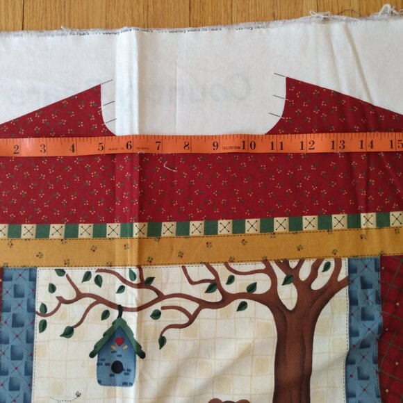 Vintage Country Bears Vest Sewing Pattern: Kitschy Cottagecore Fabric Panel - Picture 7 of 9